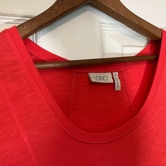 Lori Goldman, asymmetrical shirt, perfect with leggings, excellent condition, S - Picture 2 of 3